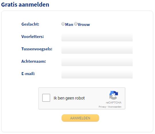 Aanmelden voor woekerpolis title=